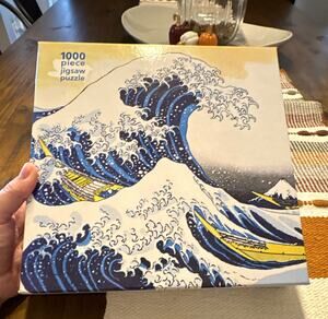 Flame Tree Publishing / Great Wave Hokusai / 1000 Pc Puzzle / Poster